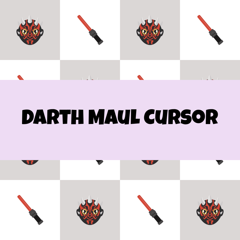 Preview Darth Maul cursor custom cursor pack